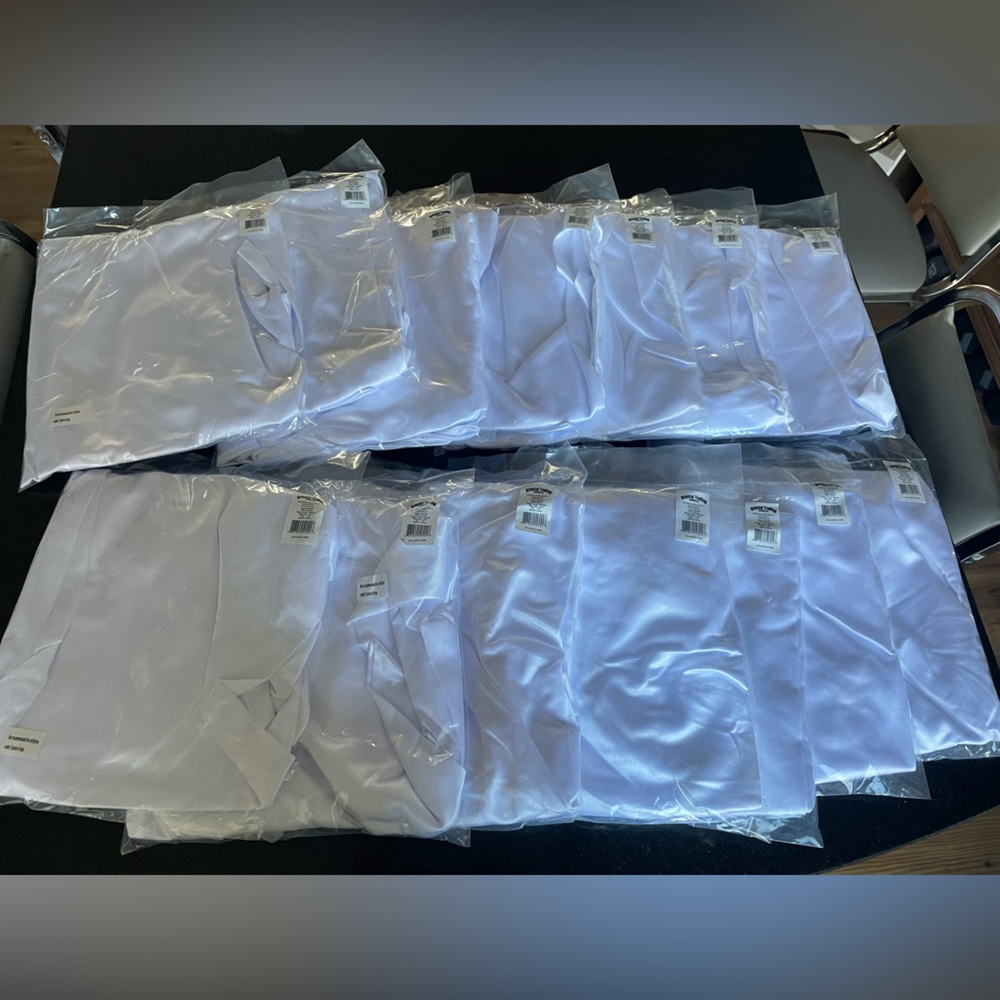 15- Child Size White Graduation Robes